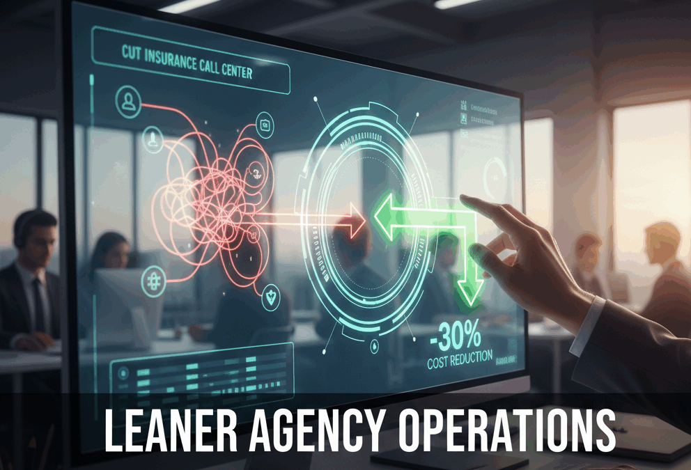 Cut Insurance Call Center Costs: Leaner Agency Operations
